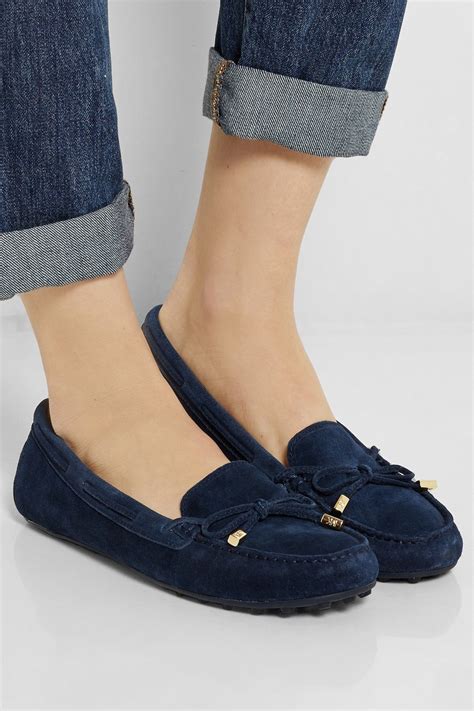 michael kors chunky loafers|Michael Kors suede loafers.